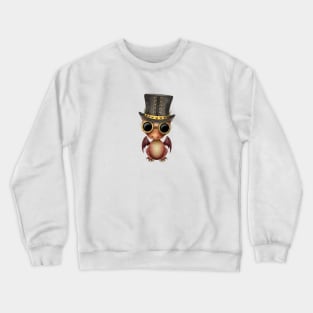 Steampunk Red Dragon Baby Crewneck Sweatshirt